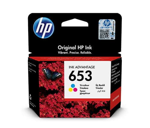 Image of ראש דיו צבעוני מקורי HP 653