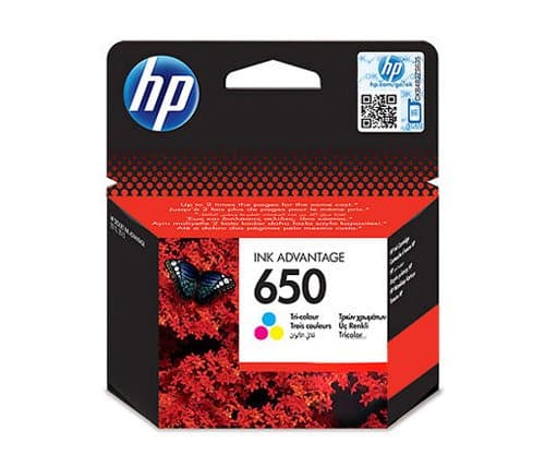 Image of ראש דיו צבעוני מקורי HP 650