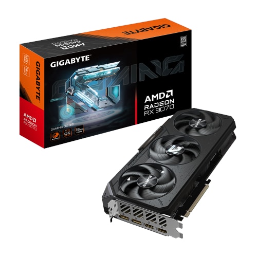 Image of כרטיס מסך Gigabyte RADEON RX9070 Gaming OC 16GB GDDR6