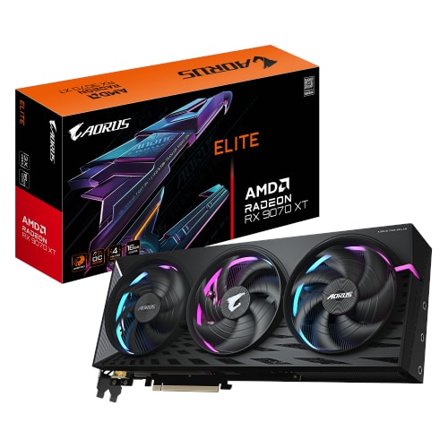 Image of כרטיס מסך Gigabyte Aorus RADEON RX9070 XT Elite 16GB GDDR6