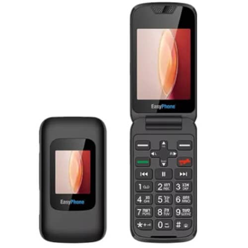 Image of טלפון סלולרי למבוגרים Easyphone NP50 4G בצבע שחור - שנה אחריות